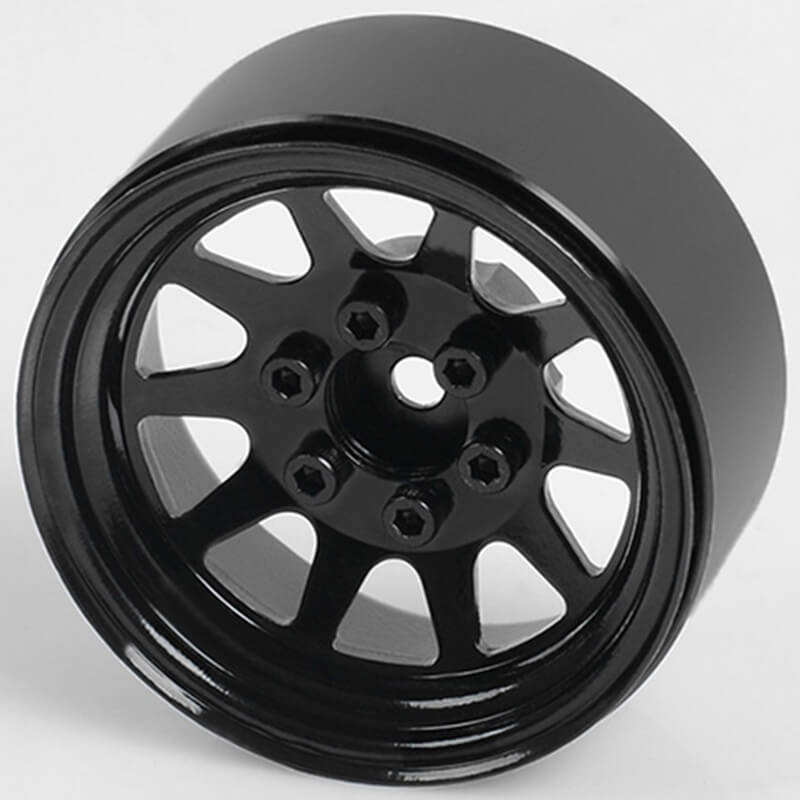 RC4WD OEM STAMPED STEEL 1.9" BEADLOCK WHEELS (BLACK)