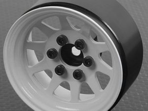 RC4WD OEM STAMPED STEEL 1.9" BEADLOCK WHEELS (WHITE)