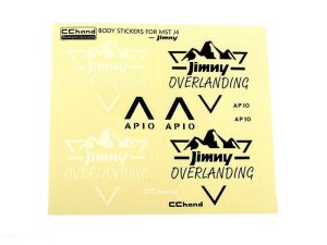 RC4WD OVERLANDING DECAL SHEET FOR MST 4WD OFF-ROAD CAR KIT W/ J4 JIMNY BODY