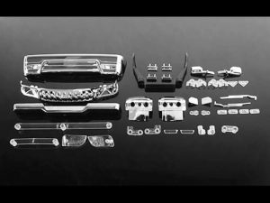 RC4WD PLASTIC MOLDED PARTS FOR 2001 TOYOTA TACOMA 4 DOOR BOD
