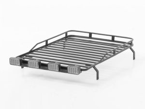 RC4WD ROOF RACK WITH LIGHT PODS FOR 1/18 GELANDE D90 (BLACK)