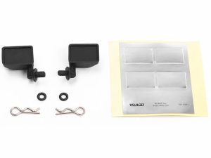 RC4WD RUBBER SIDE MIRRORS FOR 1/10TH BLACK ROCK