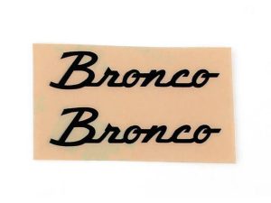 RC4WD SIDE METAL EMBLEM FOR AXIAL SCX10 III EARLY FORD BRONCO (BLACK)