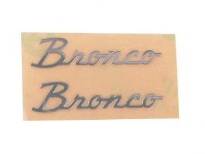 RC4WD SIDE METAL EMBLEM FOR AXIAL SCX10 III EARLY FORD BRONCO (SILVER)