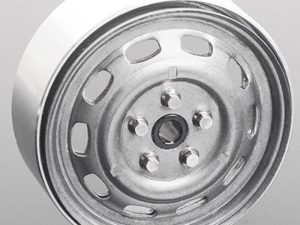 RC4WD STAMPED STEEL 1.7" 10-OVAL HOLE WHEELS (PLAIN)