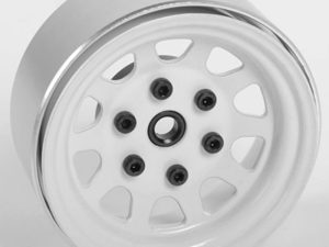 RC4WD STAMPED STEEL 1.7" BEADLOCK WAGON WHEELS (WHITE)