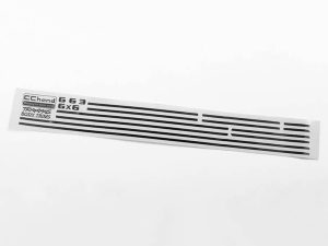 RC4WD STEEL BODY DECAL SHEET FOR TRAXXAS MERCEDES-BENZ G TRUCKS