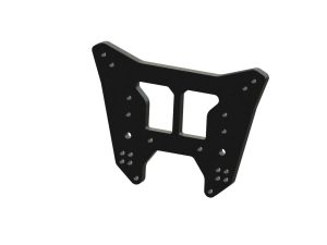 Arrma Rear Aluminum Shock Tower, Black: EXB