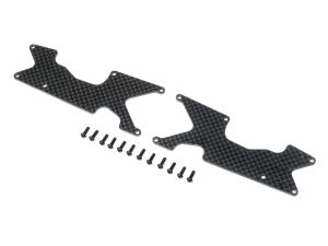 Team Losi Racing Rear Arm Inserts Carbon  8XT