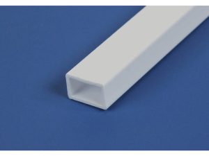 Evergreen Rectangular Tube, 350 x 6.3 x 9.5mm (14 x .250 x .375in) (10 per pack)