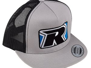 Team Associated REEDY 2022 TRUCKER HAT FLAT BILL SILVER/BLACK