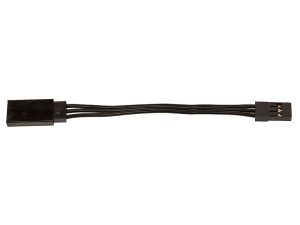 REEDY 75mm SERVO EXTENSION WIRE BLACK (2.95IN)