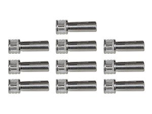 REEDY GRIP BULLET CONNECTORS SILVER 5mm x 14mm (10)