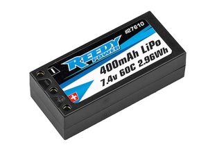 REEDY POWER 400MAH 60C 7.4V LIPO STICK BATTERY (FOR 1:28)