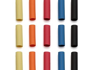 REEDY SHRINK TUBING 15 PIECES (3 OF EACH COLOUR)