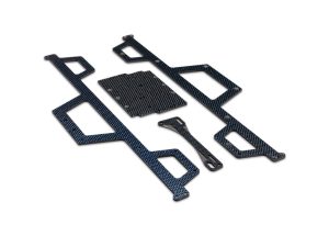 Schumacher Regulator Chassis Set - Carbon Fiber - Blue Hue