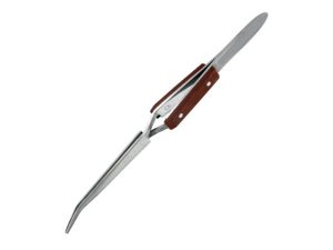 Modelcraft Reverse Action Tweezers Curved Tip/Fibre Grip (160mm) (PTW1128)