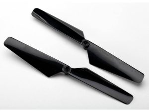 Traxxas Rotor blade Set, Black (2 pcs) / 1.6x5mm BCS (2 pcs)