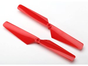 Traxxas Rotor blade Set, Red (2 pcs) / 1.6x5mm BCS (2 pcs)
