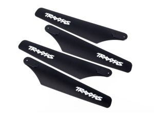 Traxxas Rotor blade Set, upper & lower (Black) (4 pcs)