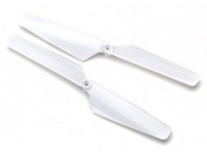 Traxxas Rotor blade Set, White (2 pcs) / 1.6x5mm BCS (2 pcs)