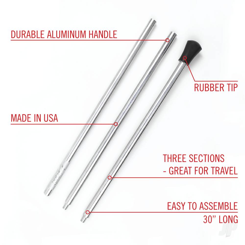 Excel Round Aluminium Mahl Stick, 3/8 × 30in (76cm) (Bagged) - Image 2