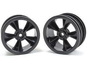 RPM "N2O" GLOSS BLACK RESTO MOD SEDAN WHEELS