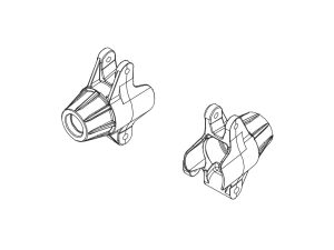 PD Racing Rr.  C hub Unit 1PCS