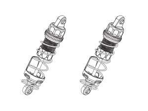 PD Racing Rr. Shock Absorber 2PCS