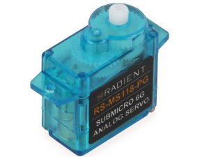 Radient RS-SM118-PG Sub-Micro 6g Analog Servo 1.2kg 0.10s 4.8 - 6.0V