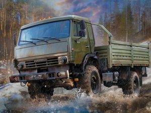 Zvezda Russian 2 Axle Military Truck K-4326