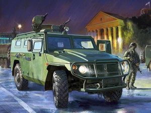 Zvezda Russian Armoured Vehicle Gaz Tiger