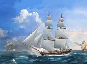 Zvezda Russian Brig Mercury 19th Century