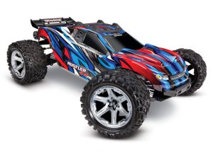 Traxxas Rustler 4X4 VXL 1:10 4WD RTR Brushless Electric Stadium Truck, Blue (+ TQi 2-ch, TSM, VXL-3s, Velineon 3500kV)