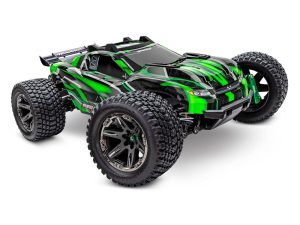 Traxxas Rustler Ultimate 4X4 VXL 1:10 4WD RTR Brushless Electric Monster Truck, Green (+ TQi 2-ch, TSM, VXL-3s, Velineon 3500kV)