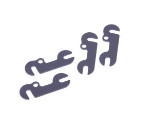 Schumacher S2 Front End Spacer 1.0mm (4 pcs) - Atom 3