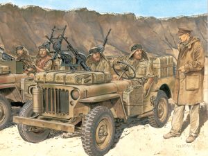 Dragon SAS 1/4 Ton 4x4 Commander's Car (Smart Kit)