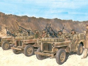 Dragon SAS DESERT RAIDERS 3 VEHICLES w/COMMANDER & CREWS (SAS 80th ANNIVERSARY) (SMART KIT)