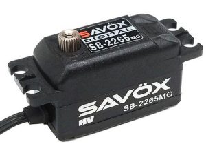 SAVOX LOW PROFILE BRUSHLESS HV DIGI 12KG/0.08s@7.4V - BLACK
