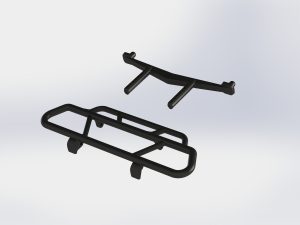 Arrma SC Rear Bumper and Body Mount Set