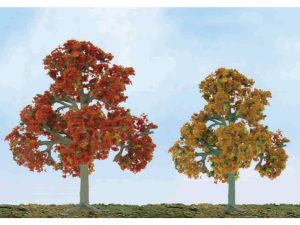 JTT Scenic Fall Deciduous, 2in to 2.5in, N-Scale, (9 per pack)