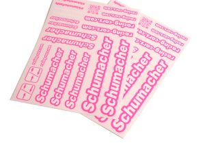 Schumacher Decal Sheet - Neon Pink - pk2