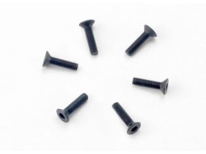 Traxxas Screws, 2.5x10mm countersunk machine (hex drive) (6 pcs)