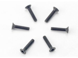 Traxxas Screws, 2.5x12mm countersunk machine (hex drive) (6 pcs)