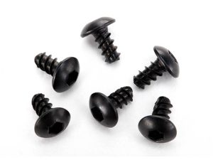 Traxxas Screws, 2.6x5mm button-head, self-tapping (hex drive) (6 pcs)
