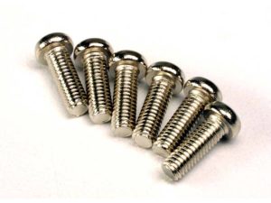 Traxxas Screws, 2.6x8mm roundhead machine (6 pcs)