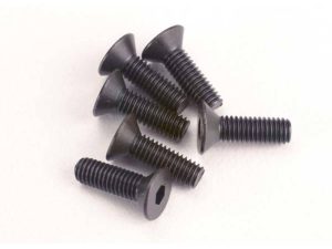 Traxxas Screws, 3x10mm countersunk machine (6 pcs) (hex drive)