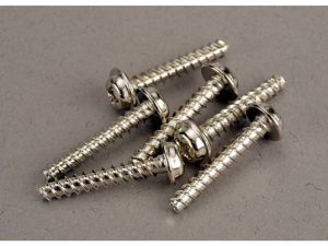 Traxxas Screws, 3x18mm washerhead self-tapping (6 pcs)
