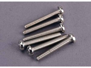 Traxxas Screws, 3x20mm roundhead machine (6 pcs)