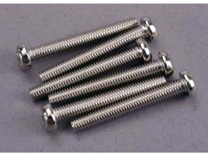 Traxxas Screws, 3x23mm roundhead machine (6 pcs)